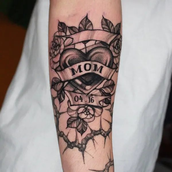 Flower, Rose, Lettering