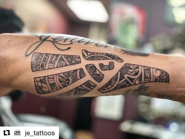 Game Face Tattoo