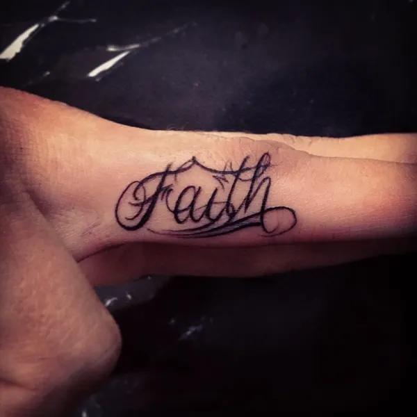 Lettering, 믿음