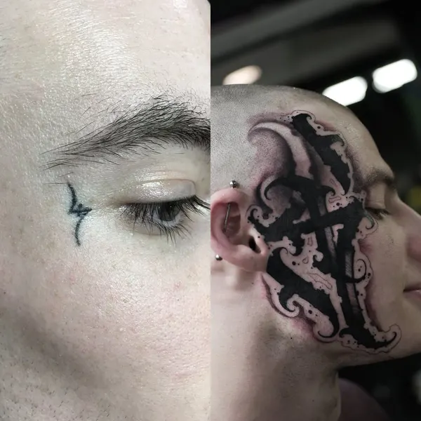 뇌, Lettering, 투구, Skull