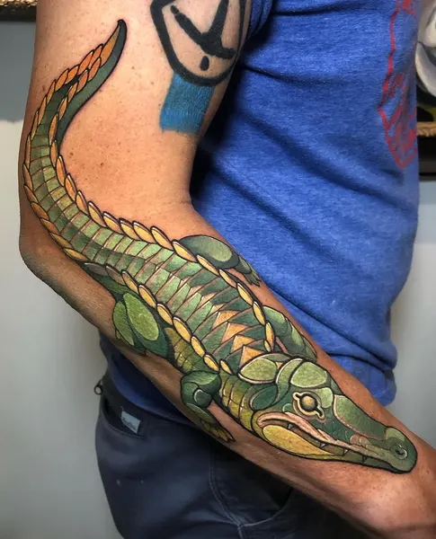 Dragon, 악어
