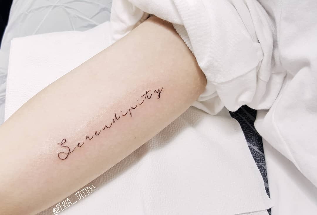 Lettering, 물망초