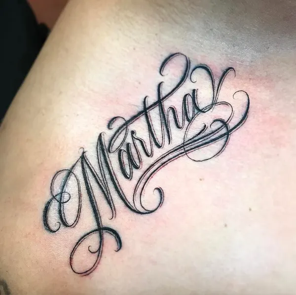 Lettering, 이름, 가족 이름