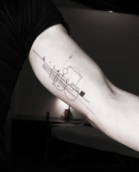 강, Lettering, 음악, 피아노, 기타, 지도, 미니멀, 비행기