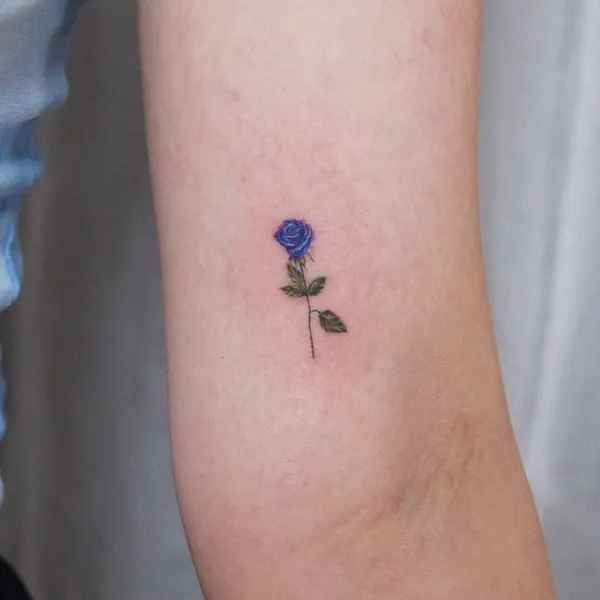 Flower, Rose, 라벤더, 초소형 타투, 작은 타투, Mini, 포도, 양귀비
