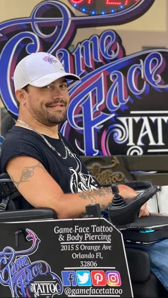 Game Face Tattoo