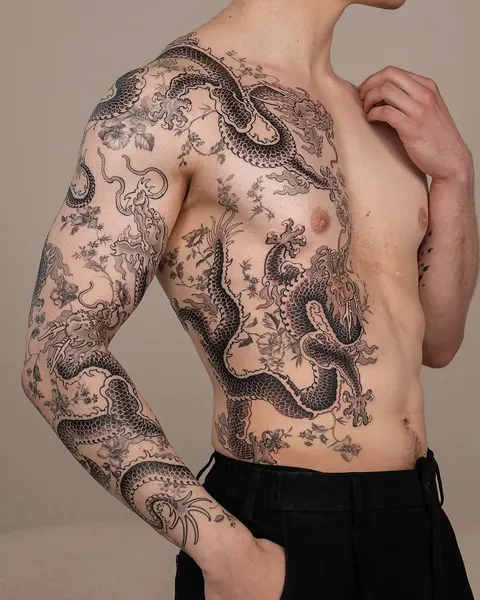 Dragon, 구름 문양
