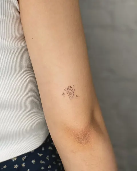 점, Lettering, 단청, 초소형 타투, 작은 타투, 혜성, 미니멀
