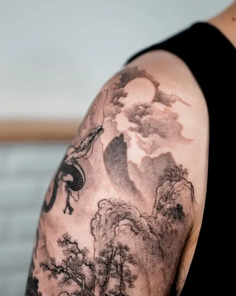 Dragon, 구름 문양, 구름 배경, 일본 구름, 일본 파도, 한국 구름, 풍경