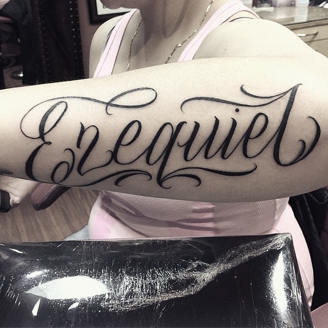 Lettering, 이름