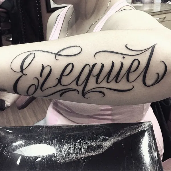 Lettering, 이름