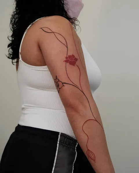 Flower, Rose, 비대칭, 실루엣, 해부학, 가시철사, 그래피티, 이레즈미, 큰 타투, 등 전체 타투, 추상