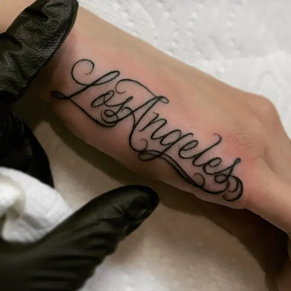 Lettering, 이름, 타자기 폰트, 고딕 레터링