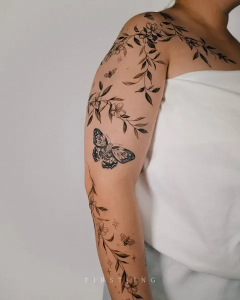 Flower, Rose, 그래픽, 커버업, 실루엣