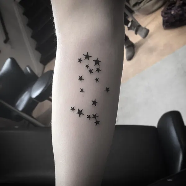 Mini, 별들, 성좌, 별, 불가사리, 황소자리