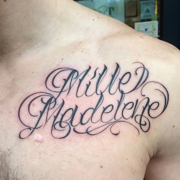 Lettering, 이름, 가족 이름