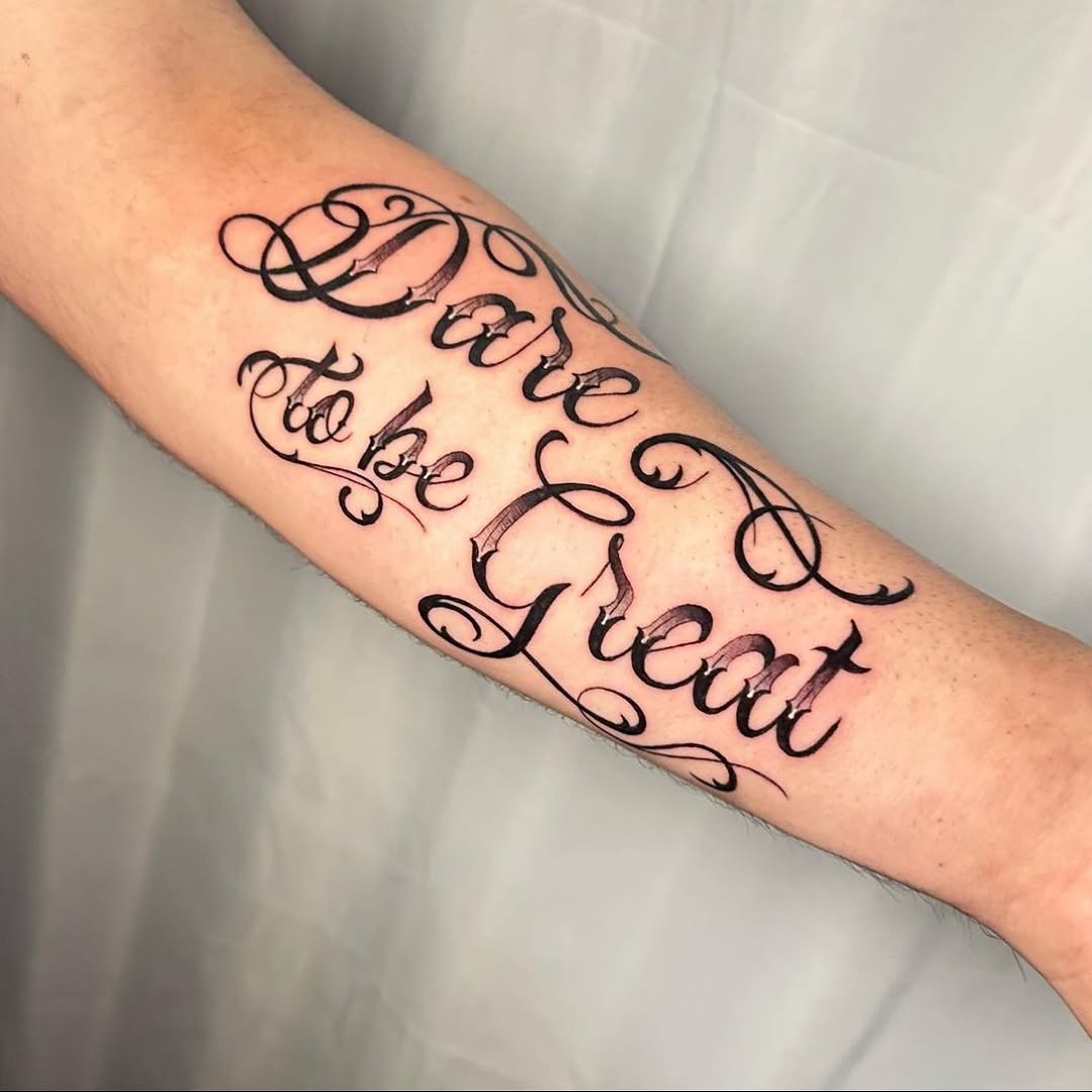 Lettering, 서예