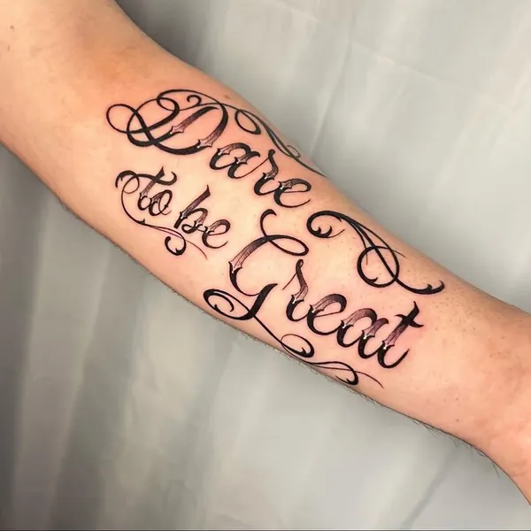 Lettering, 서예
