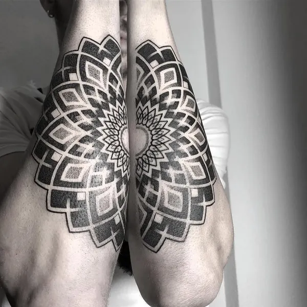 한국 문양, 대칭 디자인, 사찰 문양, Geometric