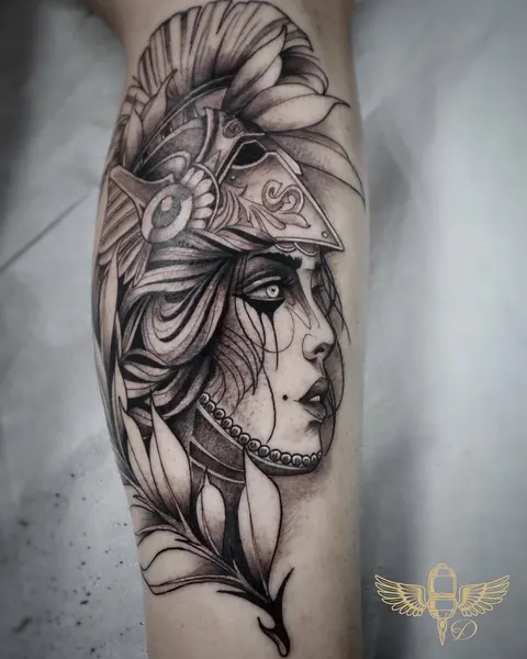 Game Face Tattoo