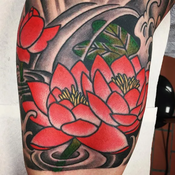 Flower, Rose, 일본 단풍, 한국 연꽃, 한국 전통