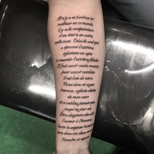 Lettering, 시, 가사, 스크립트, 추모 문구, 문장