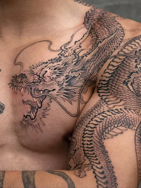 Dragon, 구름 문양