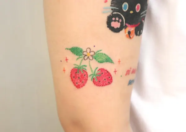 Flower, 딸기