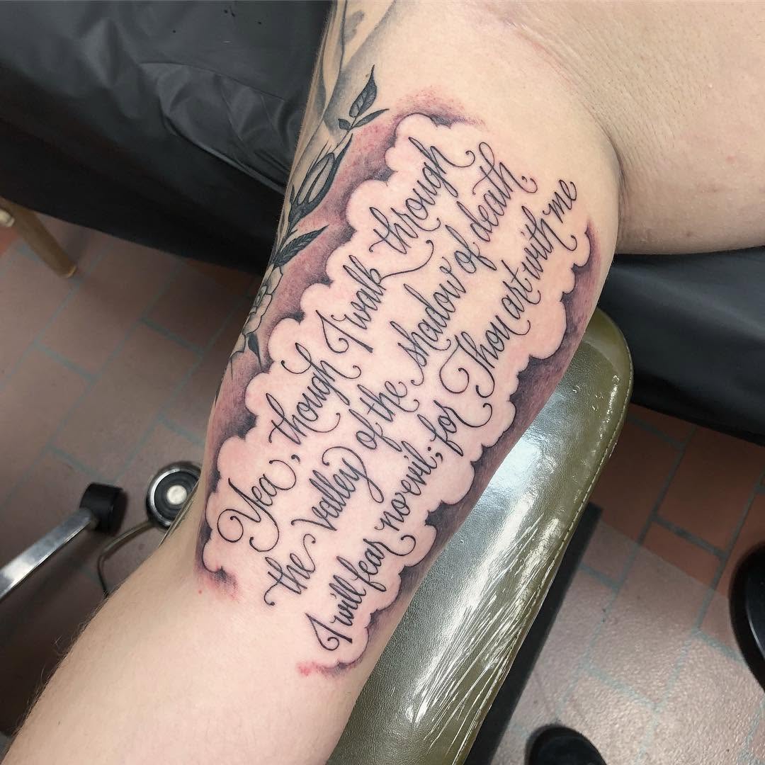 Lettering, 시, 가사, 지혜, 강인함, 스크립트, 성경 구절, 추모 문구, 추모 타투, 올드 잉글리시, 한글 레터링