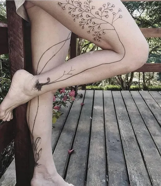 Flower, 멘디, 덩굴, Nature, 나뭇가지, 오리엔탈
