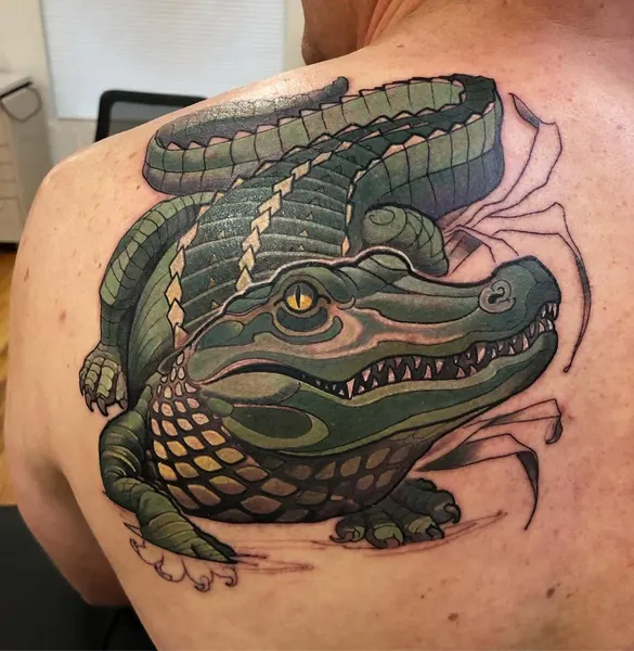 Dragon, 악어