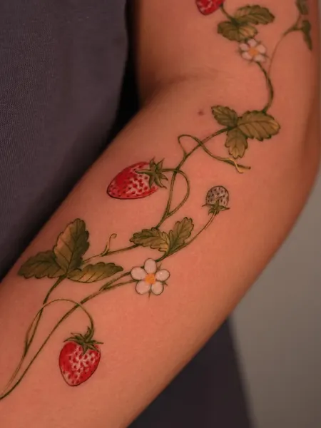 Flower, 딸기, 허브