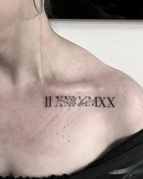 Lettering, 로마 숫자, 추모 문구, 숫자, 생년월일, 출생년도