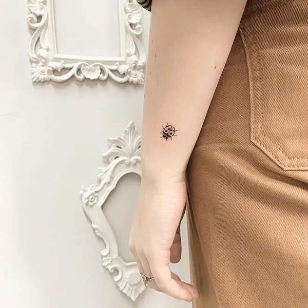 Flower, Lettering, 염소자리, 전갈자리, 양자리, 사수자리, 황소자리