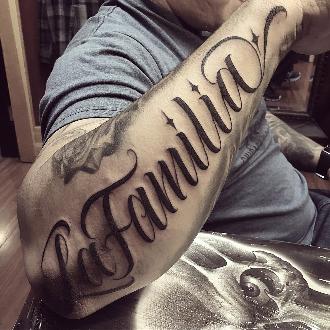Lettering, 가족 이름, 가족 타투