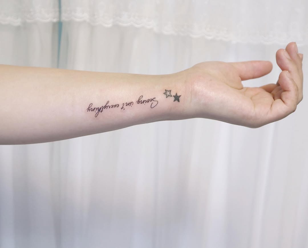 Lettering, 물망초