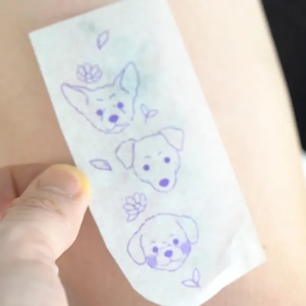 비행기, 캐리어, 여행 타투