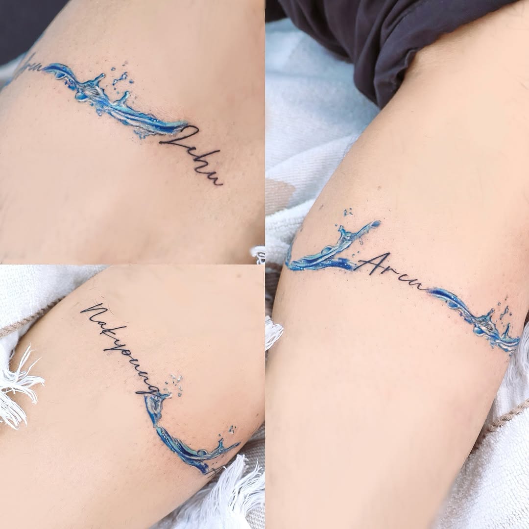 바다, 강, 물망초