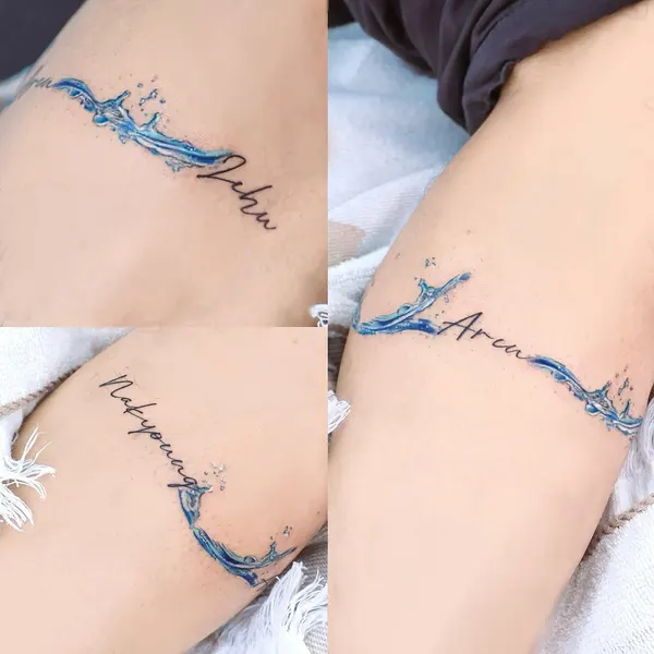 바다, 강, 물망초