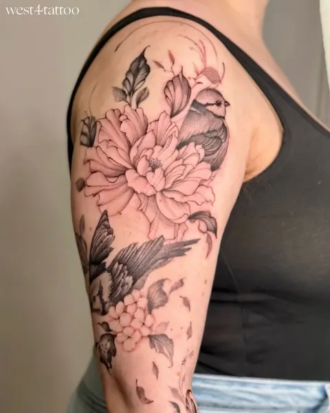 Flower, Rose, 수국, 하프슬리브, 히비스커스