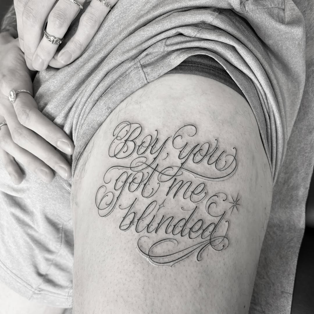 Lettering, 가사