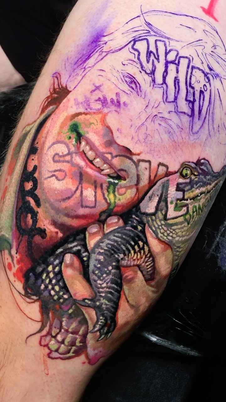 Dragon, 악어