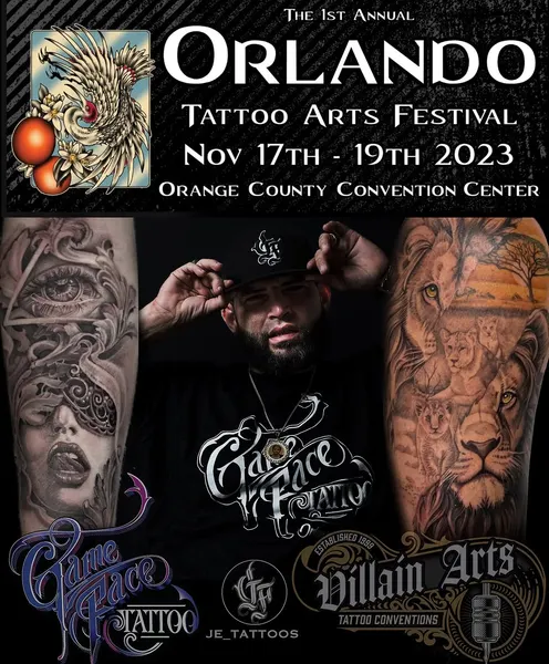 Game Face Tattoo