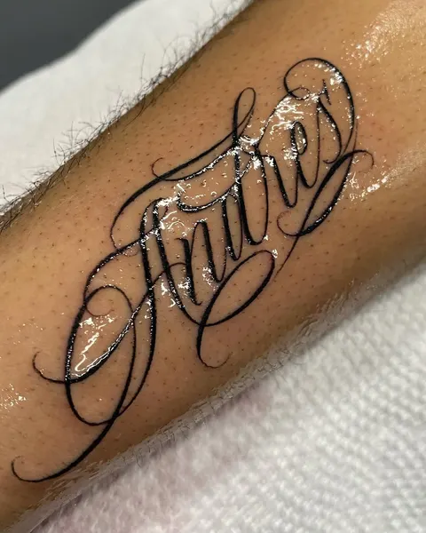 Lettering, 이름, 단어