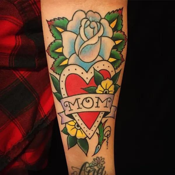 Flower, Rose, Lettering