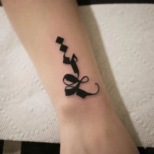 Lettering, 음악, 리본, 열쇠
