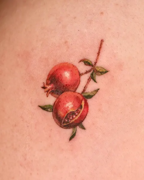 Flower, 석류, Rose, 사과, 과일