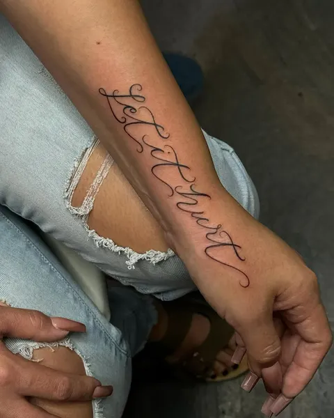 Lettering, 서명, 서예