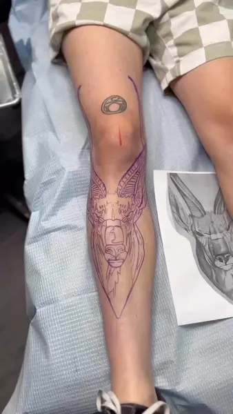 Game Face Tattoo