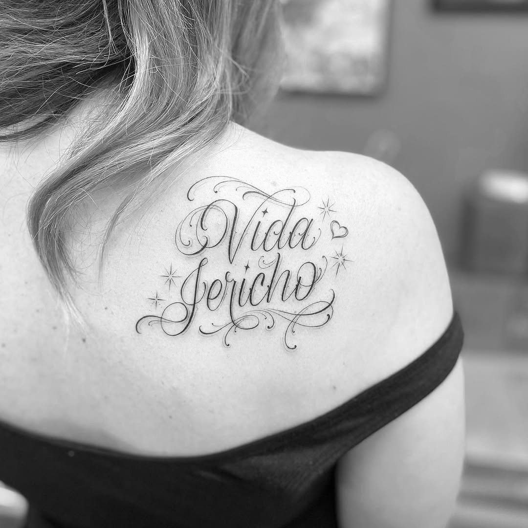 Lettering, 가족 이름, 고딕 레터링, 올드 잉글리시